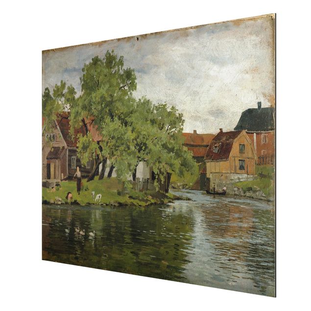 Tableaux Artistiques Edvard Munch - Scène sur la rivière Akerselven