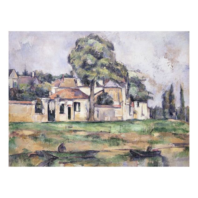 Tableau impressionniste Paul Cézanne - Berges de la Marne
