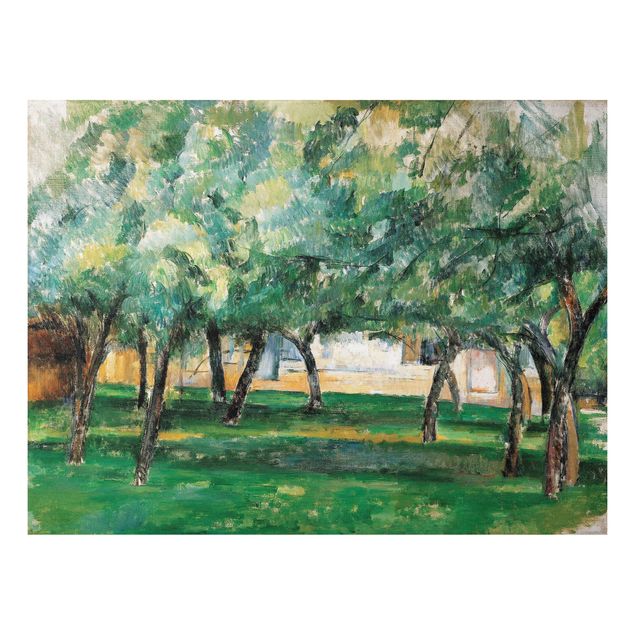 Toile impressionniste Paul Cézanne - Ferme en Normandie