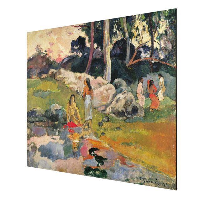 Toile impressionniste Paul Gauguin - Femmes au bord d'une rivière