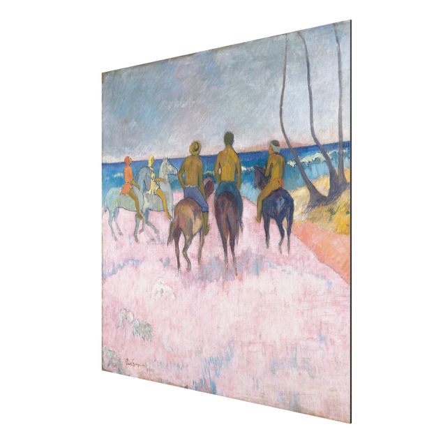 Décoration artistique Paul Gauguin - Cavaliers sur la plage