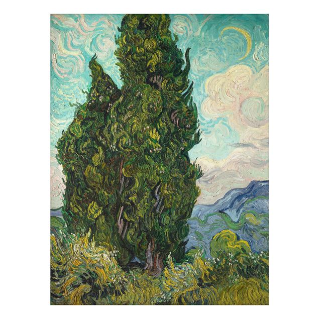 Tableaux paysage Vincent van Gogh - Cyprès