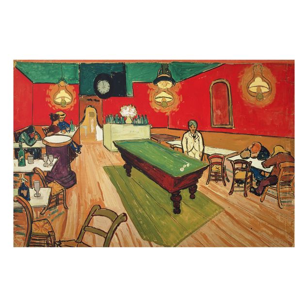 Toile impressionniste Vincent van Gogh - Le Café de la nuit