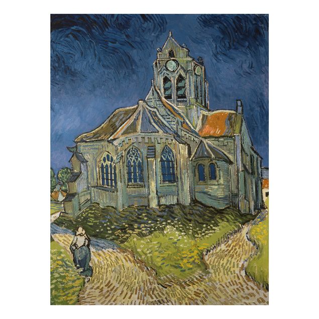 Tableau impressionniste Vincent van Gogh - L'église d'Auvers