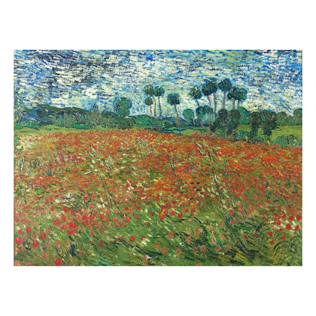 Tableau paysage Vincent Van Gogh - Champ de coquelicots
