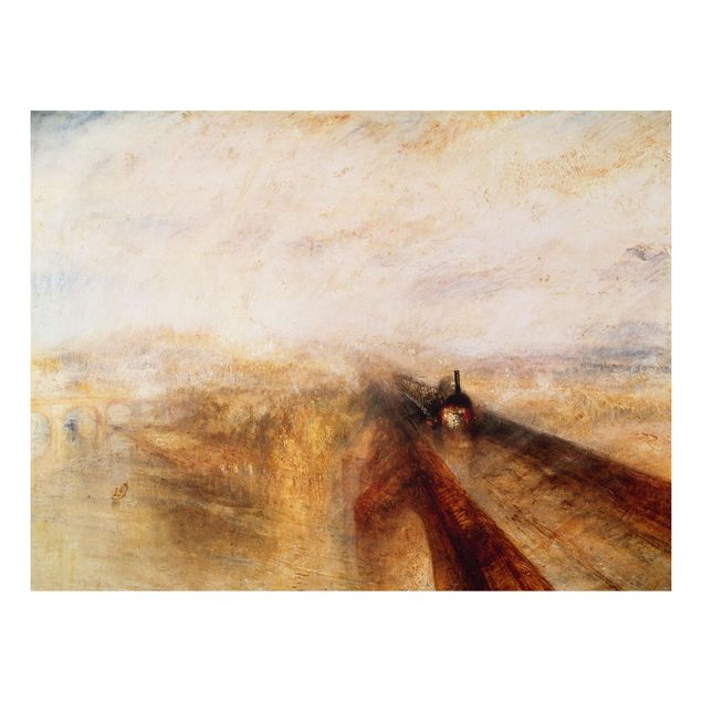 Romantisme tableau William Turner - Le chemin de fer du Grand Ouest