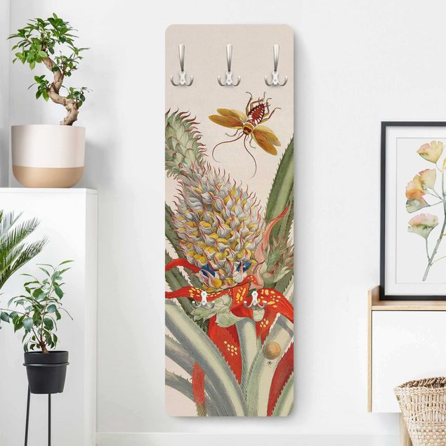 Tableaux Artistiques Anna Maria Sibylla Merian - Ananas avec insectes