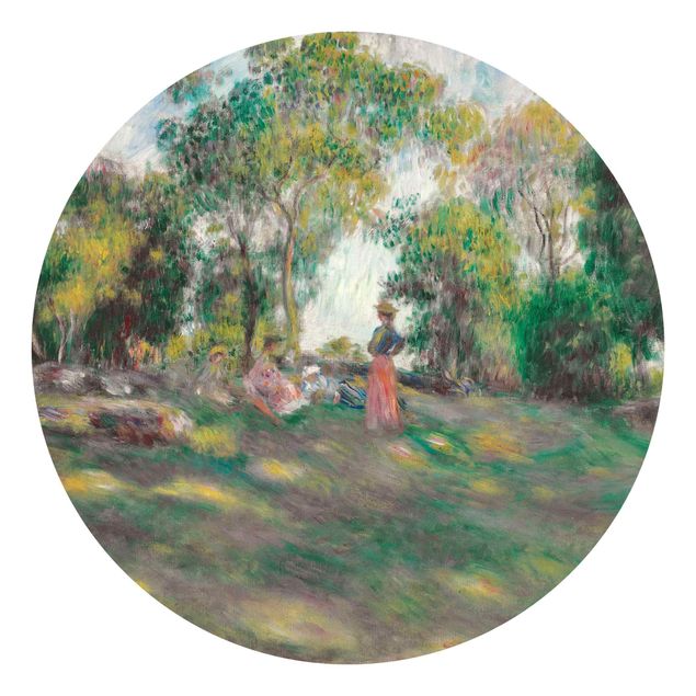 Papiers peints modernes Auguste Renoir - Paysage avec figures