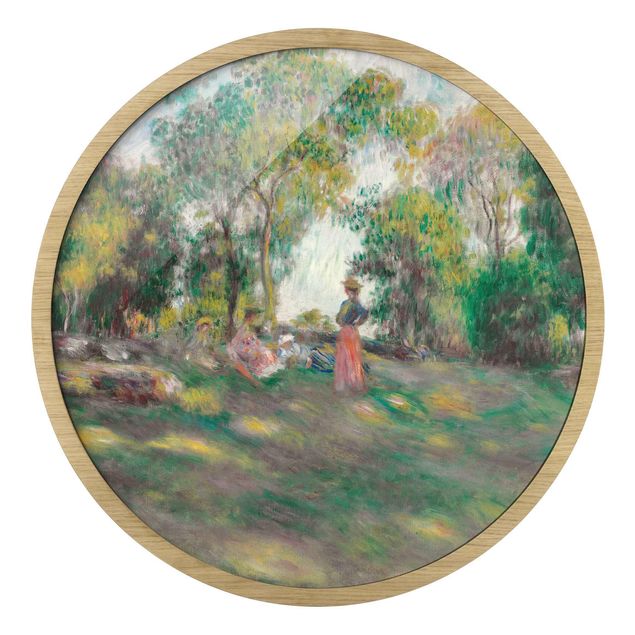 Tableau reproduction Auguste Renoir - Paysage avec figures