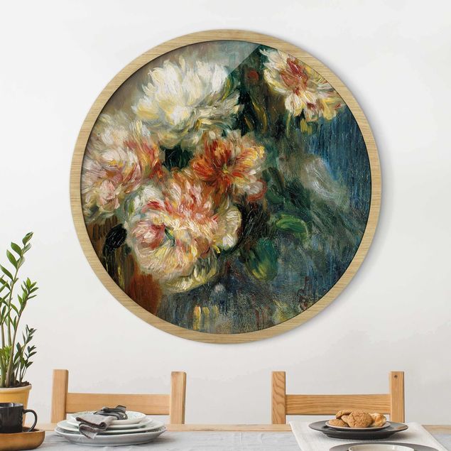 Tableau impressionniste Auguste Renoir - Vase de pivoines