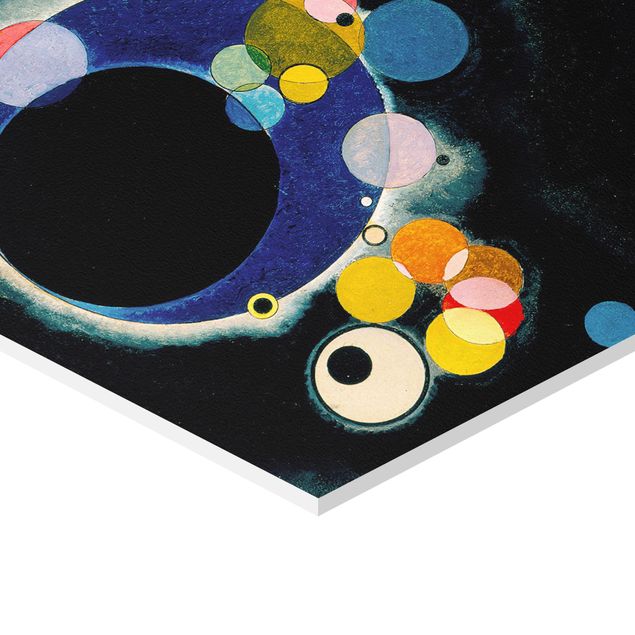 Tableaux noirs Wassily Kandinsky - Cercles d'esquisses