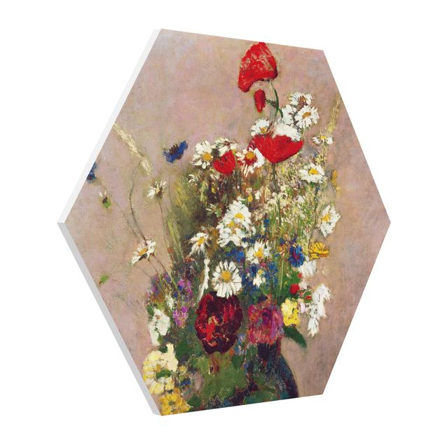 Tableaux moderne Odilon Redon - Vase à fleurs avec des coquelicots