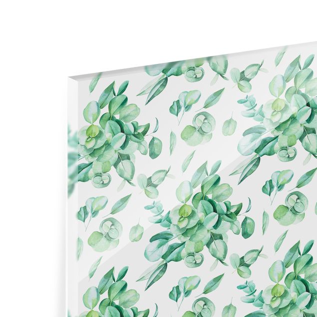 Fonds de hotte - Watercolour Eucalyptus Bouquet Pattern - Format paysage 3:2