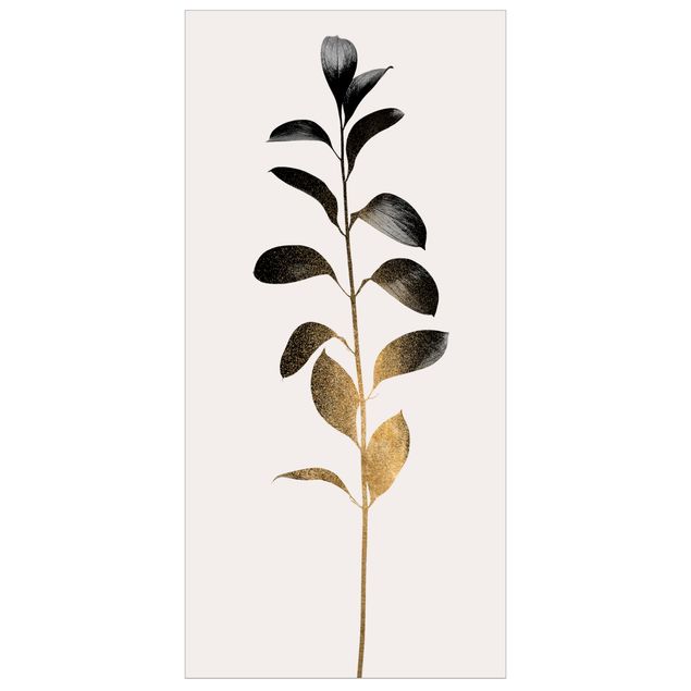 Panneau de séparation - Graphical Plant World - Gold And Grey