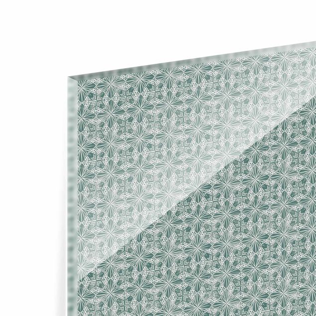 Fonds de hotte - Vintage Pattern Geometric Tiles - Format paysage 2:1