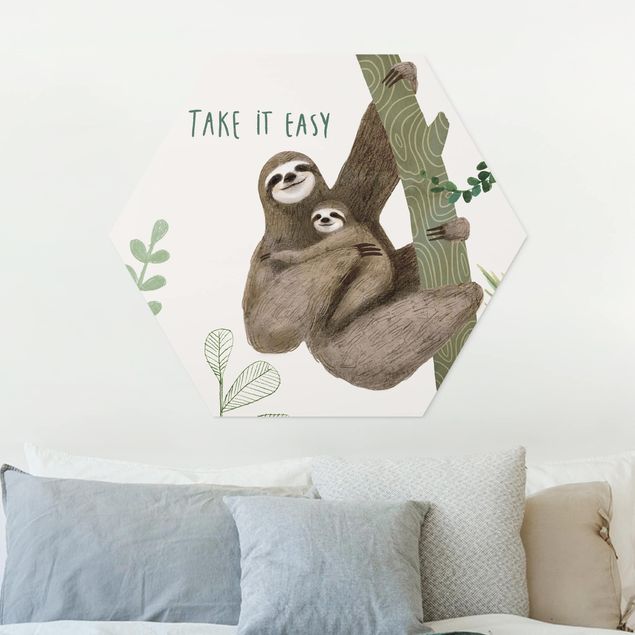 Déco chambre bébé Sloth Sayings - Easy