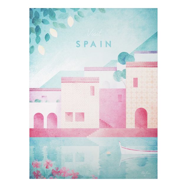 Tableau style vintage Poster de voyage - Espagne