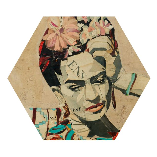 Reproduction tableaux célèbres Frida Kahlo - Collage No.1