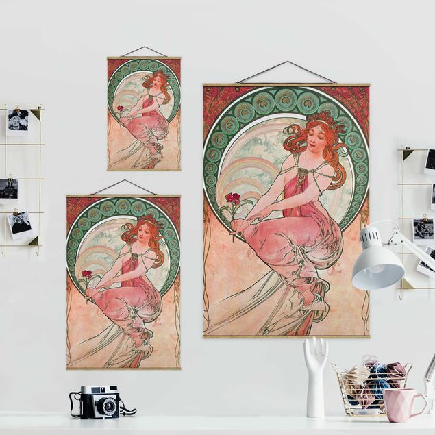 Tableaux reproduction Alfons Mucha - Quatre Arts - Peinture