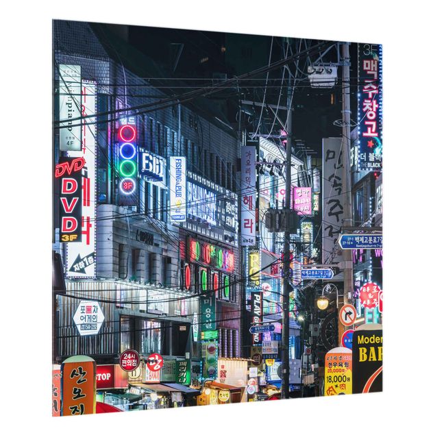 Fonds de hotte - Nightlife Of Seoul - Carré 1:1