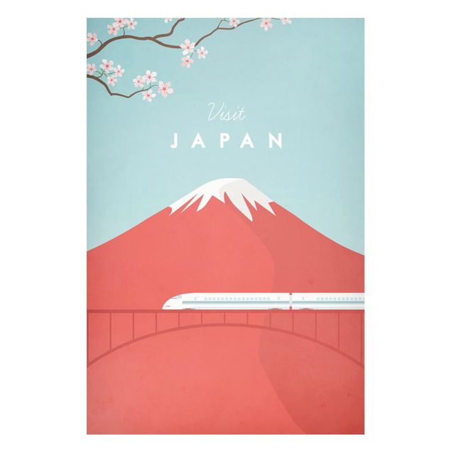 Tableau paysage Poster de voyage - Japon