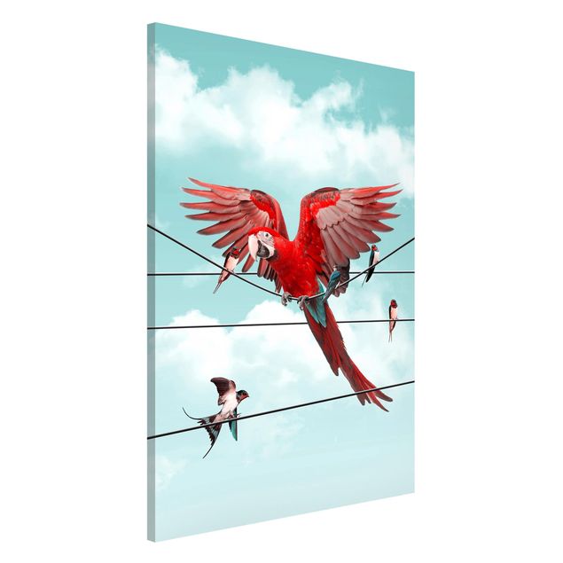 Tableaux moderne Ciel avec oiseaux