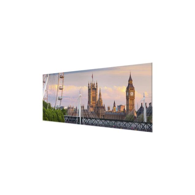 Tableau de ville Westminster Palace London
