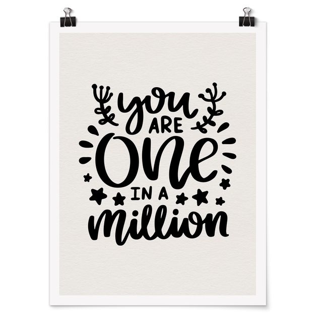 Poster citations You Are One In A Million