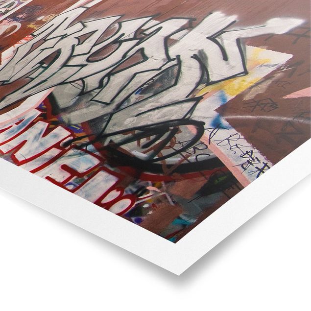 Tableaux 3d Graffiti de patin