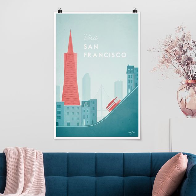 Décorations cuisine Poster de voyage - San Francisco