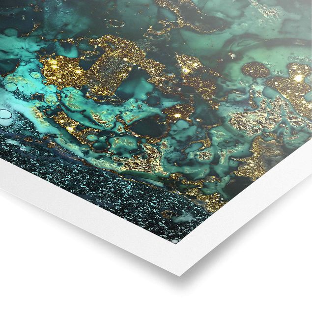 Tableaux moderne Iles de la Mer Dorée Abstraites