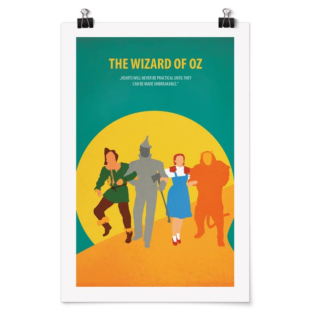 Tableau portraits Affiche de film Le Magicien d'Oz