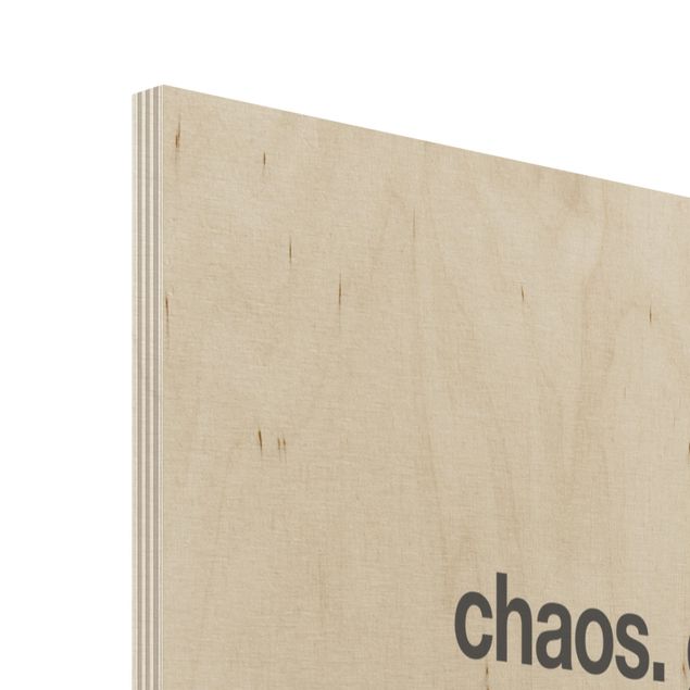 Impression sur bois - German Chaos