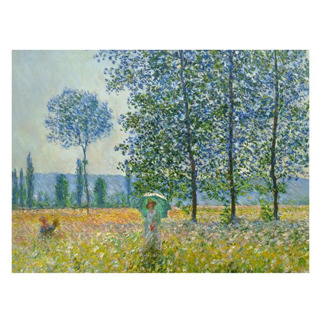 Tableau paysages Claude Monet - Champs au printemps