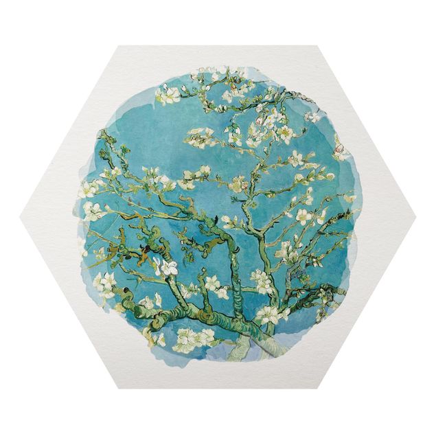 Décoration artistique Aquarelles - Vincent Van Gogh - Amandiers en fleur