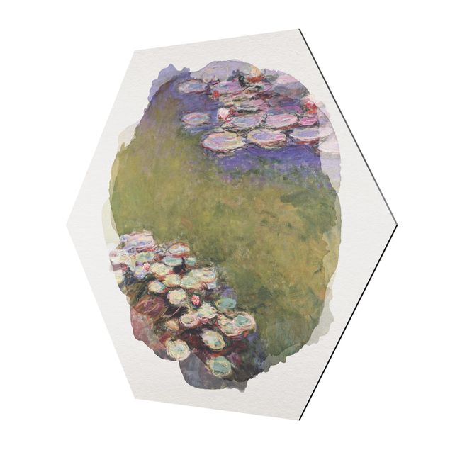 Tableau fleurs Aquarelles - Claude Monet - Nénuphars