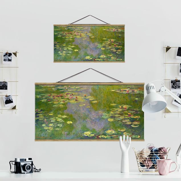 Tableaux florals Claude Monet - Nénuphars verts