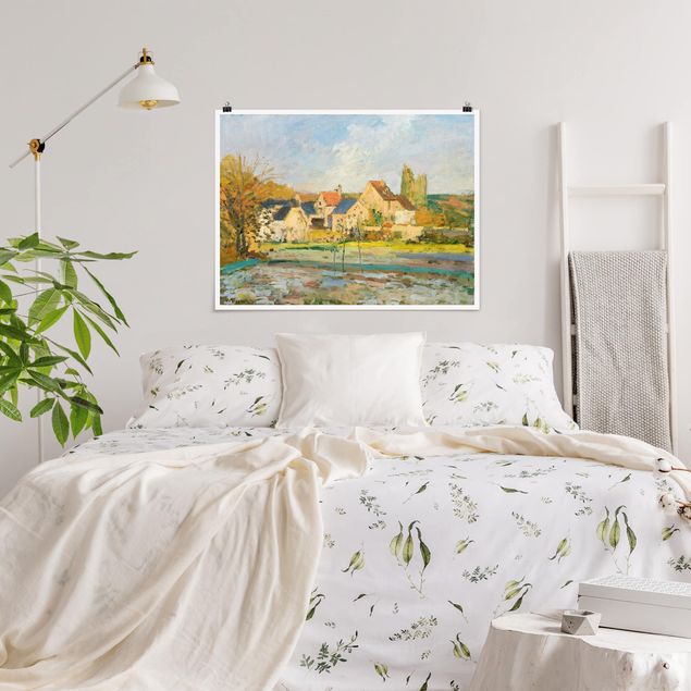 Tableaux romantisme Camille Pissarro - Paysage près de Pontoise