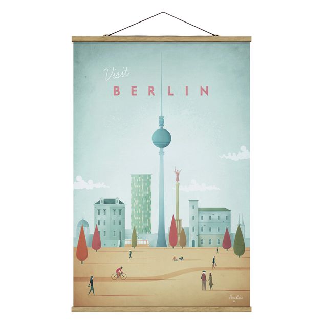 Tableau de ville Poster de voyage - Berlin