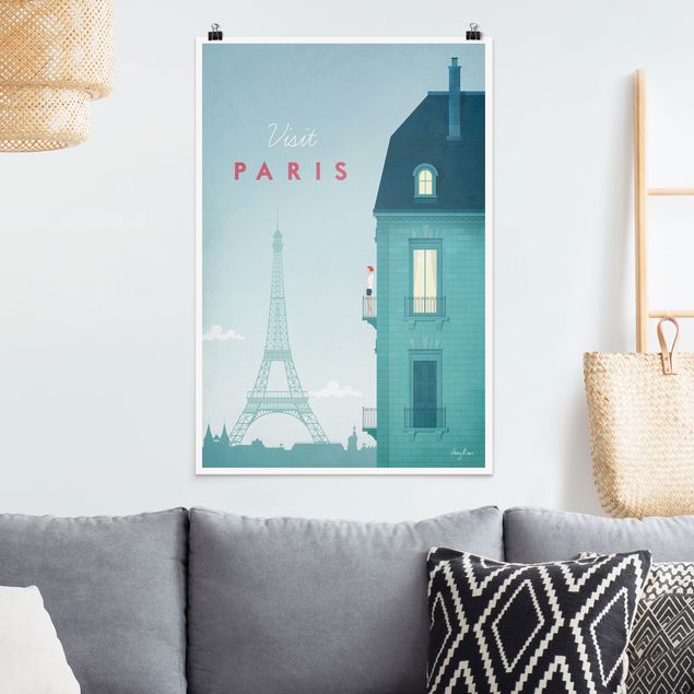 Déco mur cuisine Poster de voyage - Paris