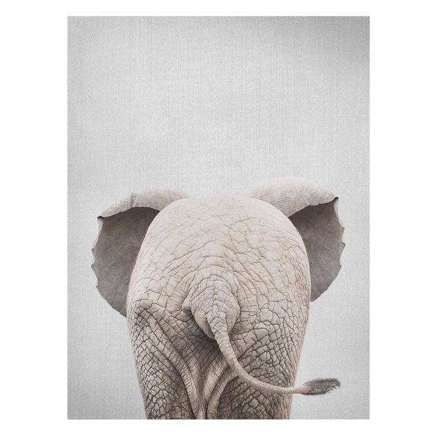 Tableaux moderne Bébé Eléphant de dos