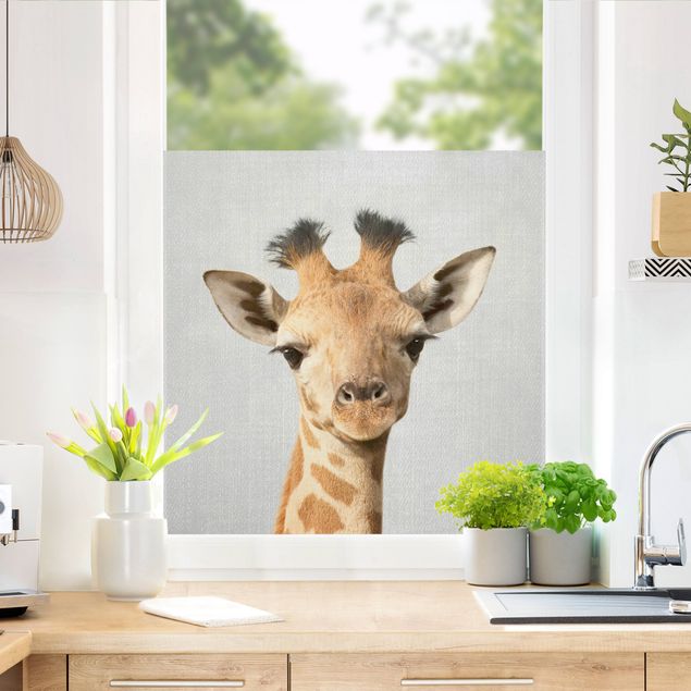 Film adhésif décoratif Petite girafe Gandalf