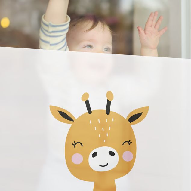 Décoration pour fenêtre - Petite girafe