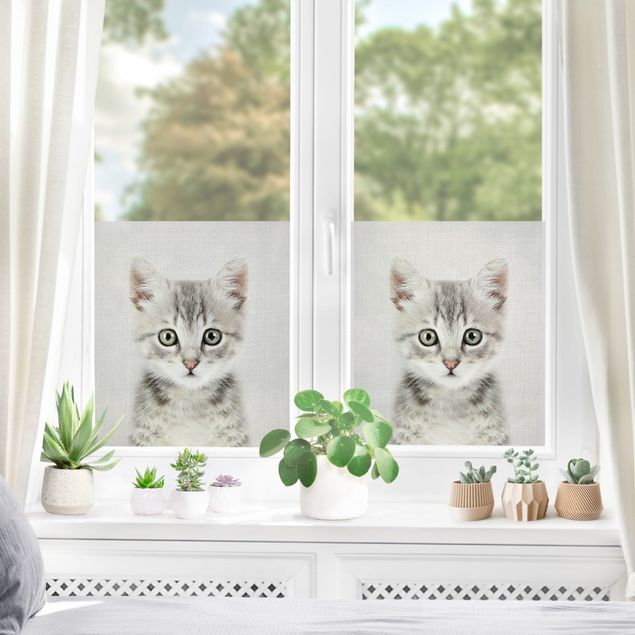 Décoration pour fenêtre - Petit chat Killi