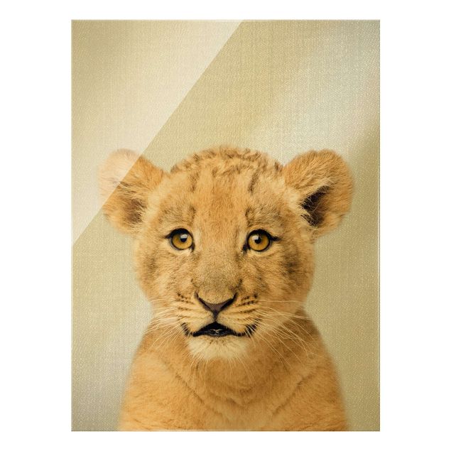 Tableau animaux Bébé Lion Luca