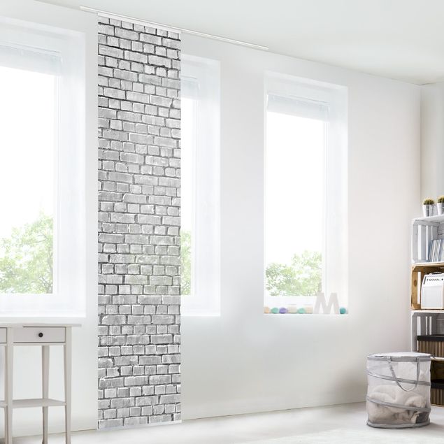 Déco mur cuisine Brick Wallpaper Black And White