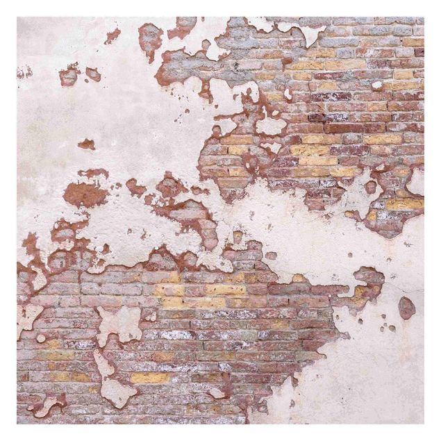 Papiers peints gris Mur de briques rustique en plâtre shabby