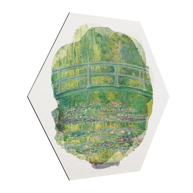 Décoration artistique Aquarelles - Claude Monet - Pont Japonais
