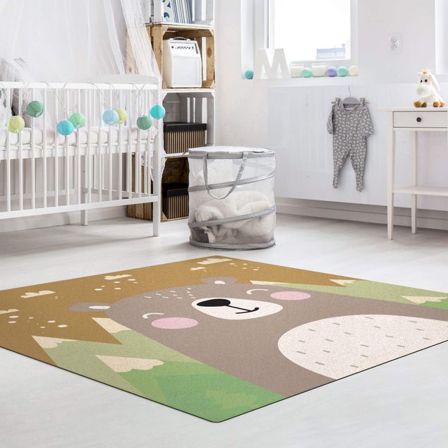 tapis modernes Petit ours