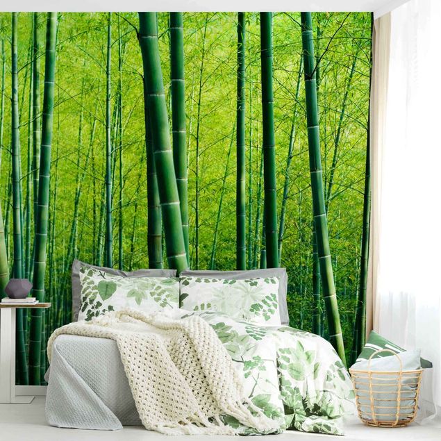 Déco murale cuisine Forêt de bambous